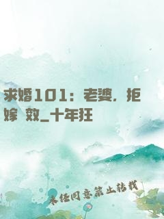 求婚101：老婆，拒嫁無效