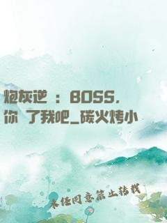 炮灰逆襲：BOSS，你從了我吧