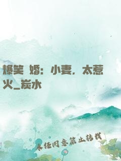 爆笑寵婚：小妻，太惹火