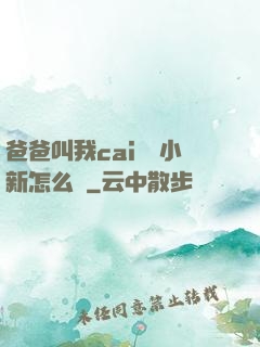 爸爸叫我cai媽媽小新怎么讀