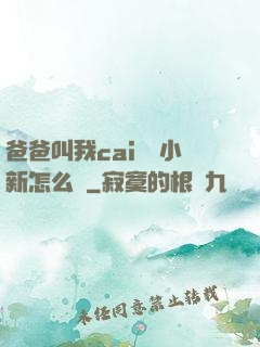 爸爸叫我cai媽媽小新怎么讀