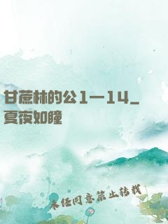 甘蔗林的公1—14