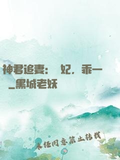 神君追妻：愛妃，乖一點