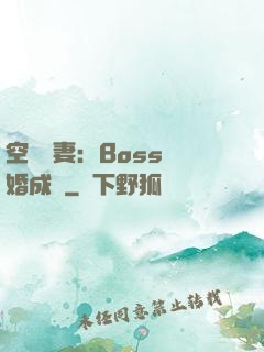 空間嬌妻：Boss寵婚成癮