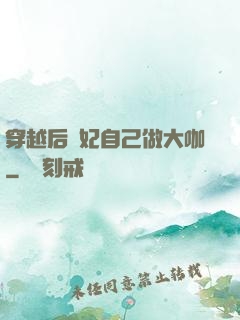 穿越后貴妃自己做大咖