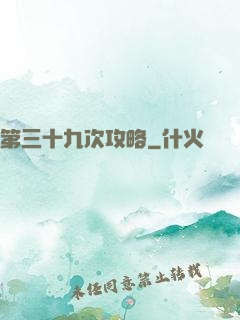 第三十九次攻略