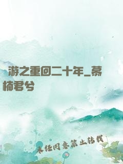網游之重回二十年