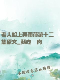 老人船上弄雨荷第十二集原文