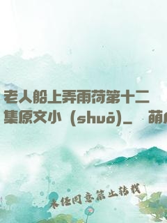 老人船上弄雨荷第十二集原文小說(shuō)