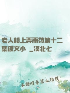 老人船上弄雨荷第十二集原文小說