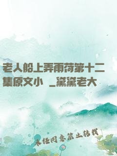 老人船上弄雨荷第十二集原文小說