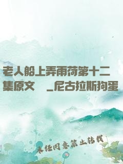 老人船上弄雨荷第十二集原文閱讀