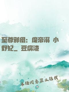 至尊邪凰：魔帝溺寵小野妃