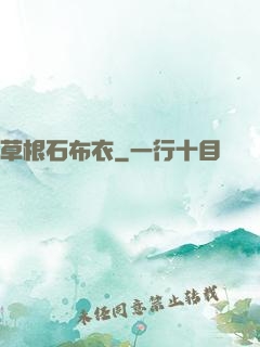 草根石布衣