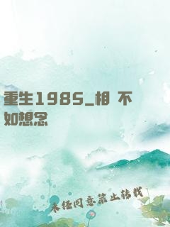 重生1985