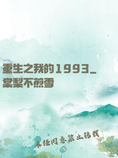 重生之我的1993