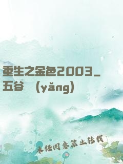 重生之金色2003