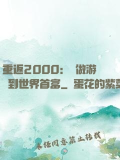 重返2000：從做游戲到世界首富
