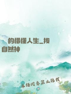 開掛的懵懂人生