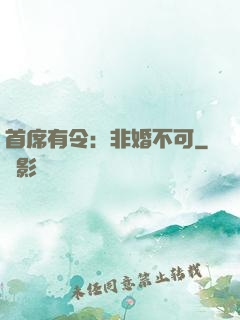 首席有令：非婚不可