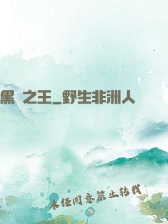 黑霧之王